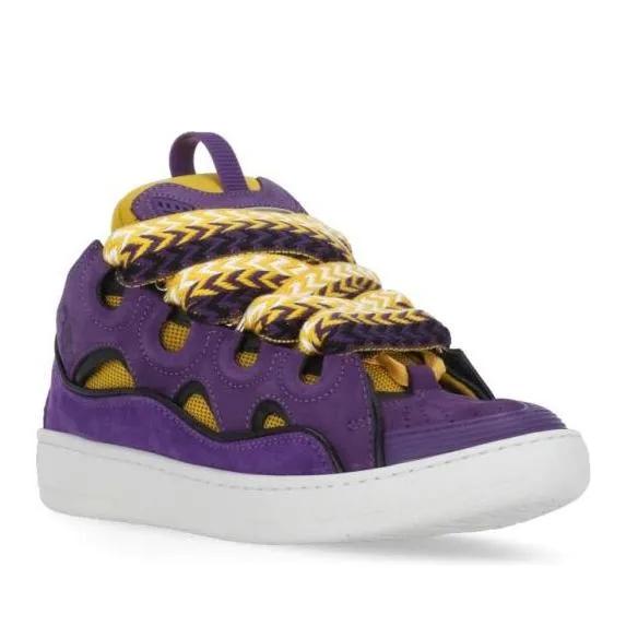 Lanvin Low-Top Sneaker - Purple Curb Sneakers - Gr. 37 (EU) - in Lila - für Damen