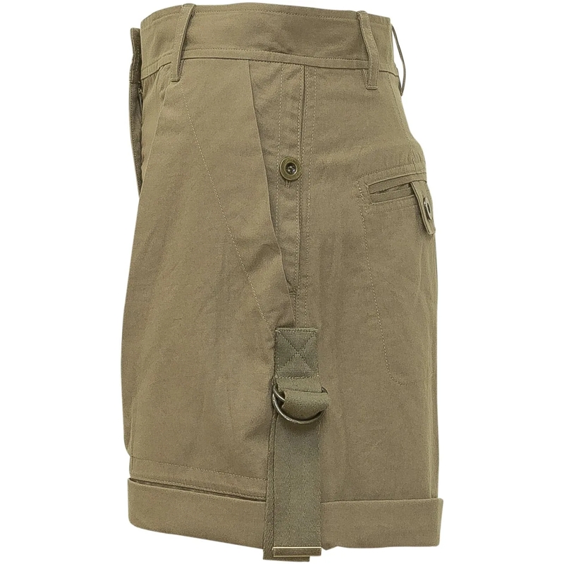 Isabel Marant Shorts Shorts Cargo a Vita Alta con Tasche Frontali taupe(Image 3)