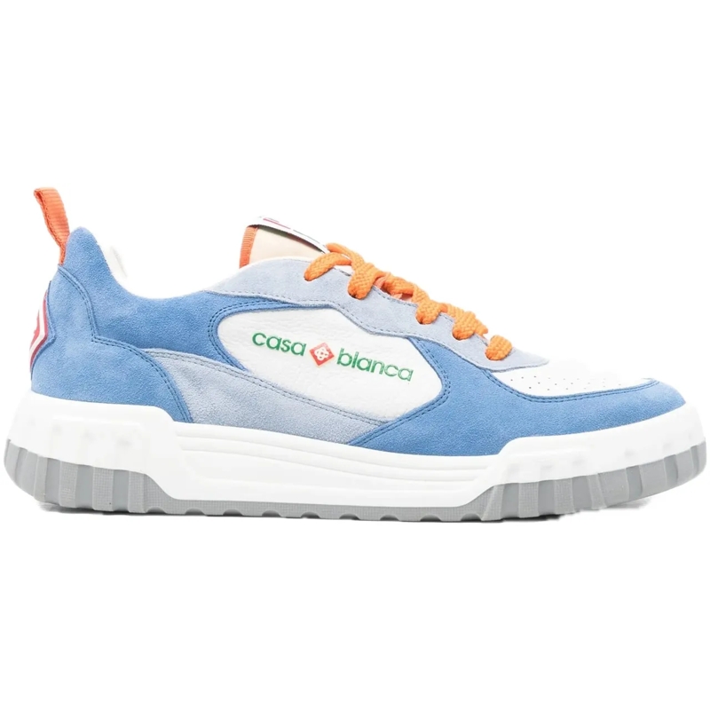 Casablanca Low-Top-Sneaker sneakers blauw oranje weiß
