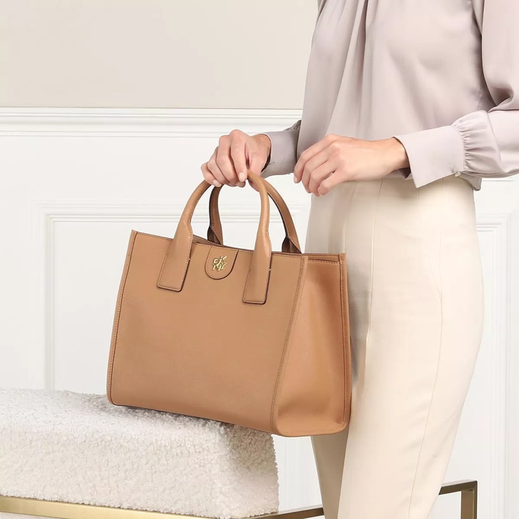 DKNY Large Carol Cashew Leather Pochette Bag - ShopStyle