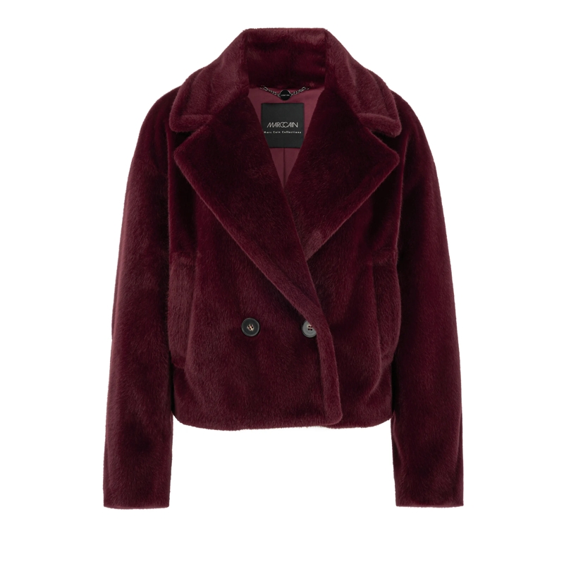 Marc Cain Übergangsjacke Outdoor-Jacke bright maroon