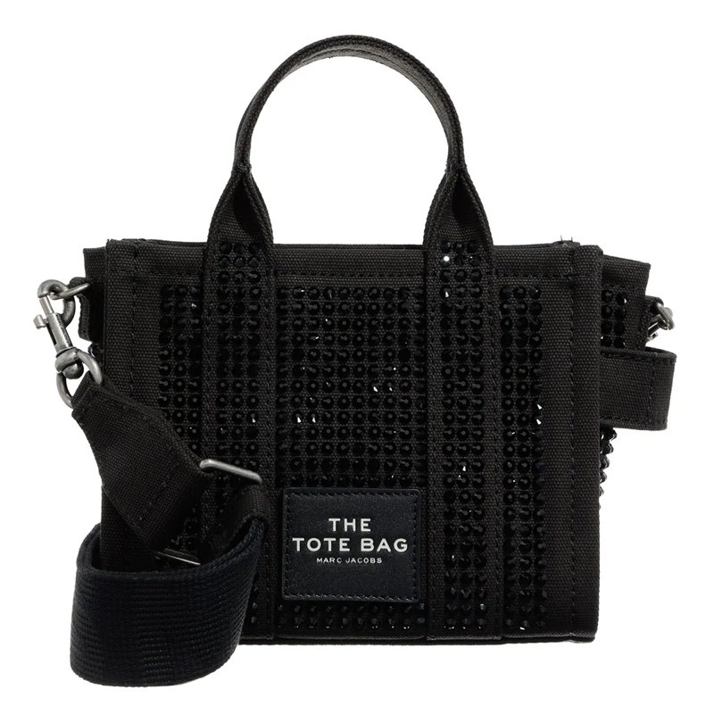 Marc Jacobs Fourre-tout The Mini Tote Black Crystal