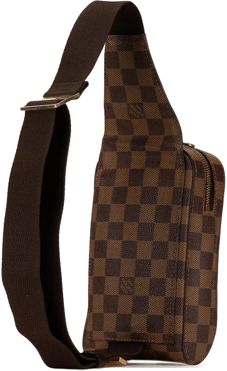 Louis Vuitton Heuptassen 2002 Damier Ebene Geronimos in bruin