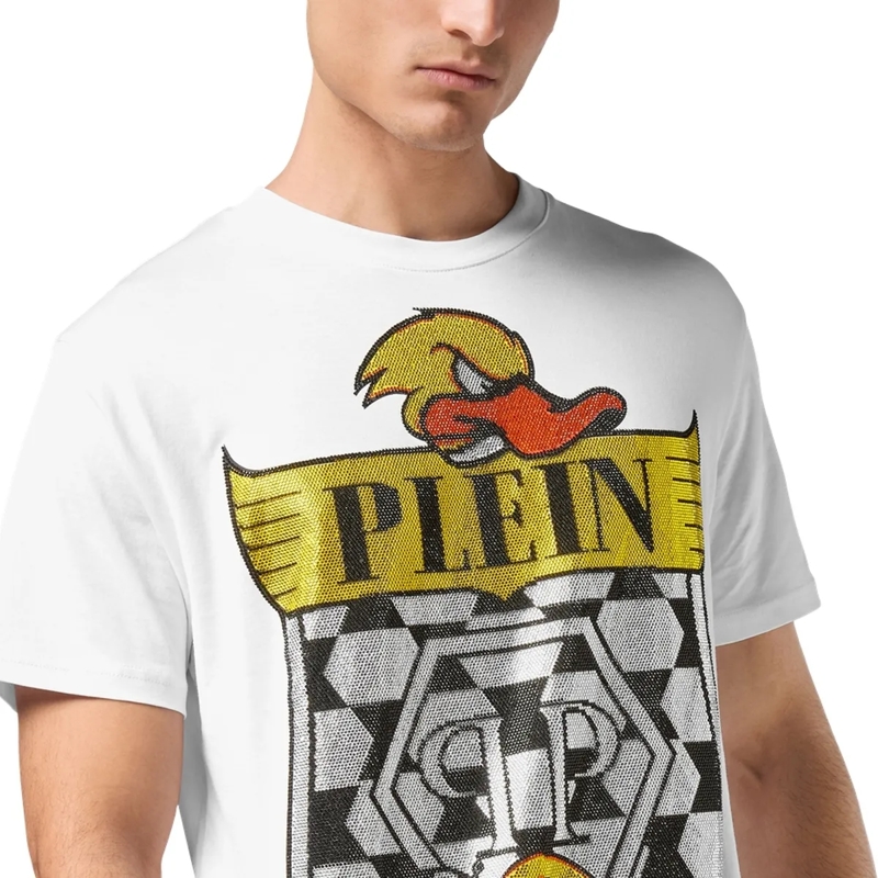 Philipp Plein T-Shirt T-Shirt Duck weiss(Image 4)