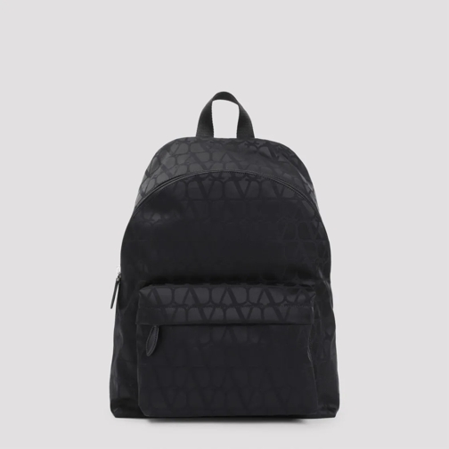 Valentino Black Polyester Backpack Black Sac à dos