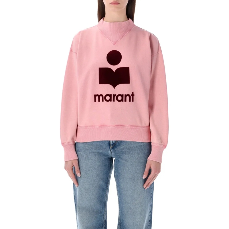 Etoile Isabel Marant  Moby Cotton Sweatshirt Pink