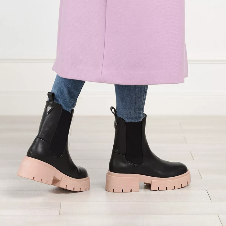 Guess Charlotte black pink Chelsea Boot