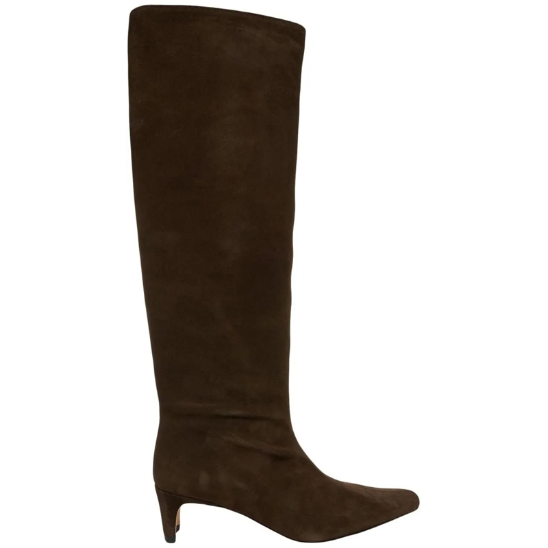 Staud Bottes Suede boots braun