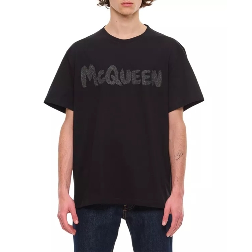 Alexander McQueen Round Neck T-Shirt Black 