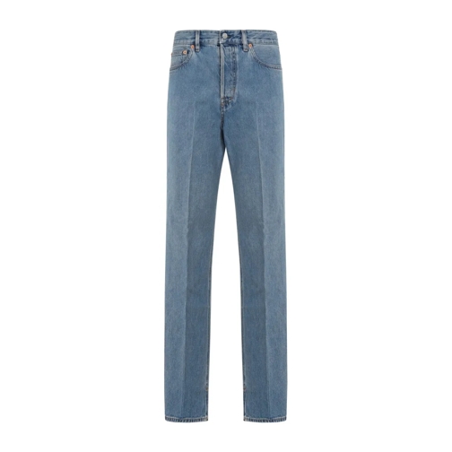 Gucci Jeans Straight-Leg Denim Pants Blue