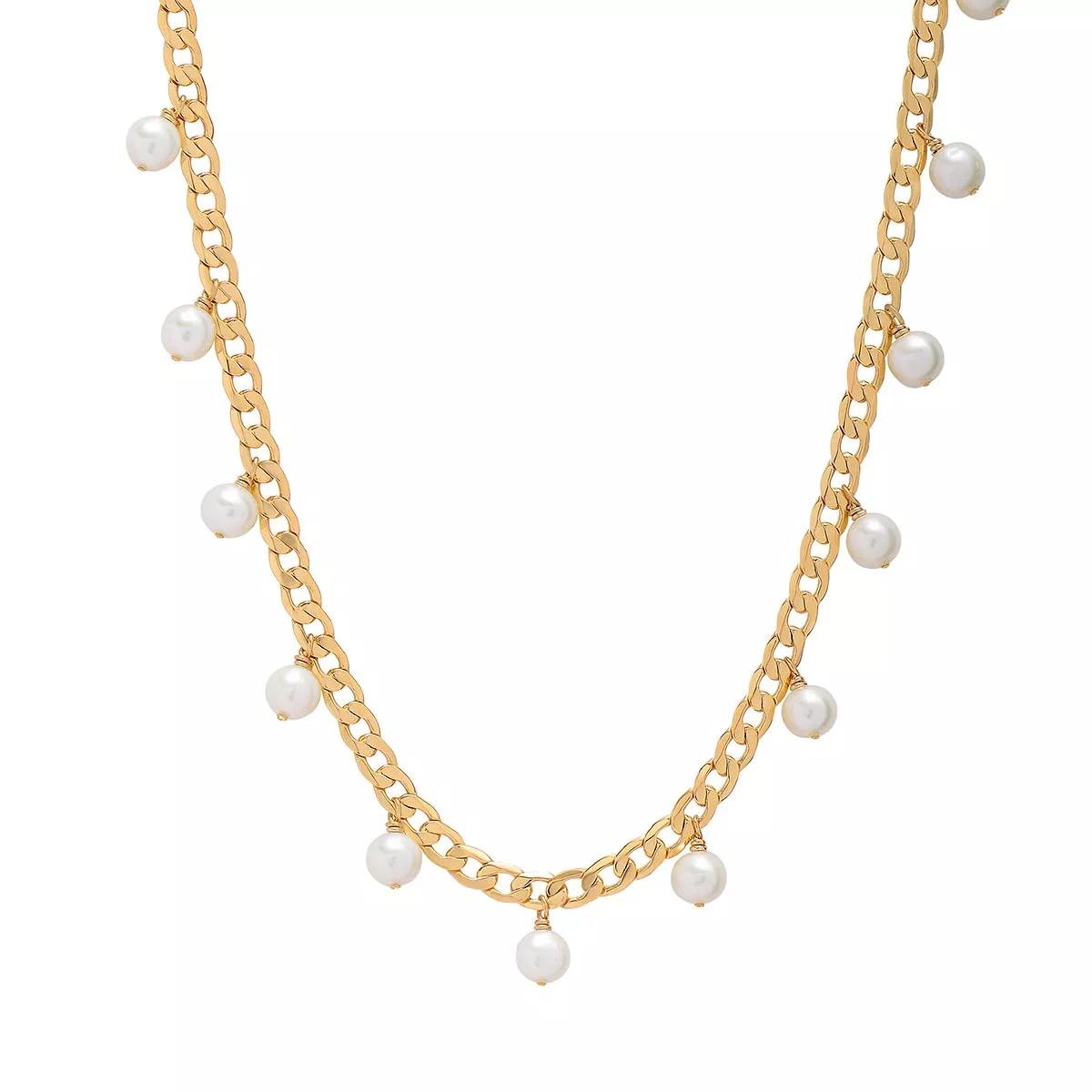 Rachel Jackson London Pearl Drop Bon Bon Necklace WHITE | Choker