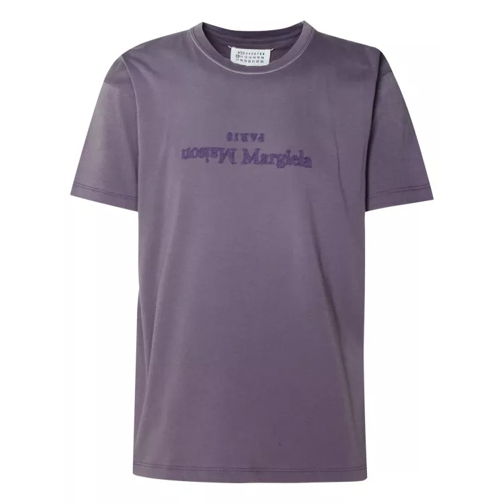 Maison Margiela Purple Cotton T-Shirt Purple 
