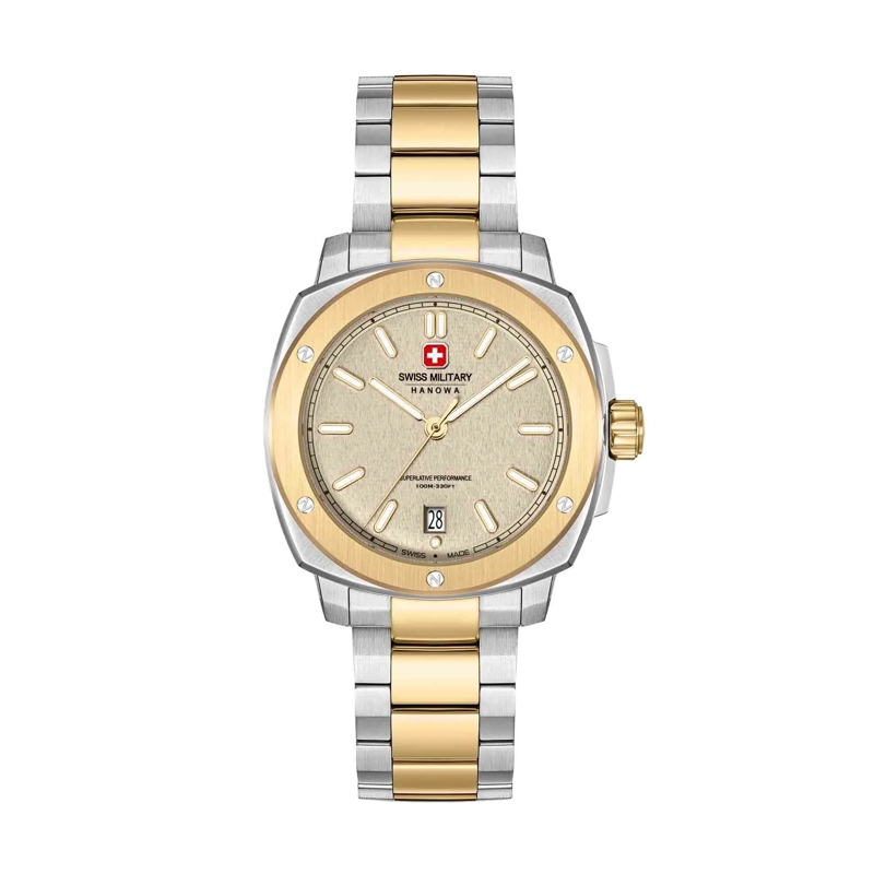 Swiss Military Hanowa Automatikuhr Quarzuhr Sirius gold