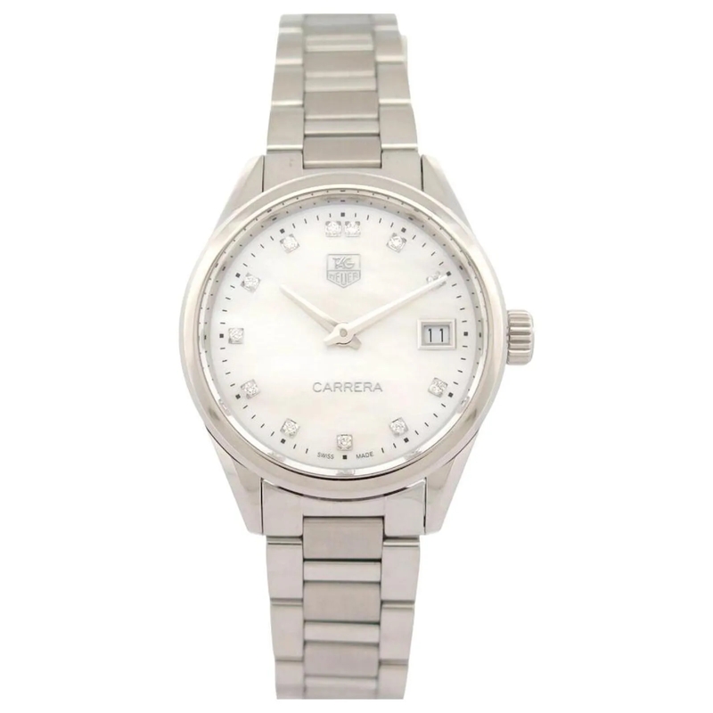 TAG Heuer Automatikuhr NEUE TAG HEUER CARRERA LADY WAR1314-0 32MM DIAMANT silber