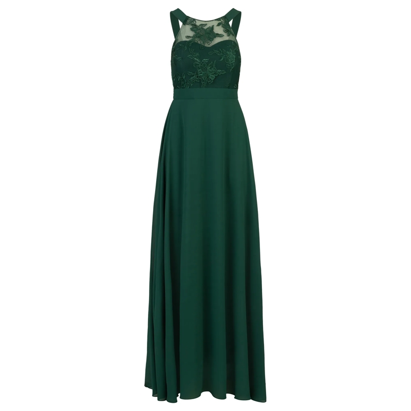 Kraimod Abendkleid Abendkleid dunkel-grün