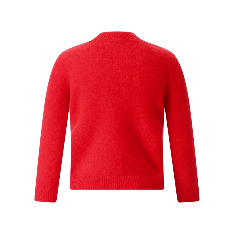 Roberto Collina Pullover Pullover aus Kaschmir-Seide-Mix rot(Image 2)