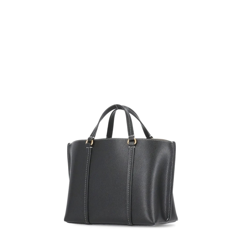 Pinko Tote Black Pebbled Leather Hand Bag Black(Image 5)