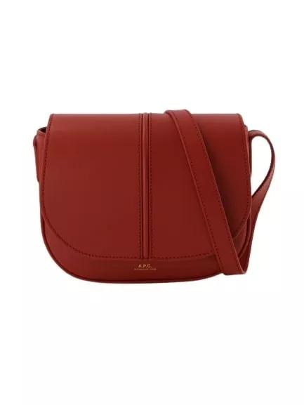 A.P.C. Shopper - Betty Crossbody - Leather - Smoked Red - Gr. unisize - in Rot - für Damen