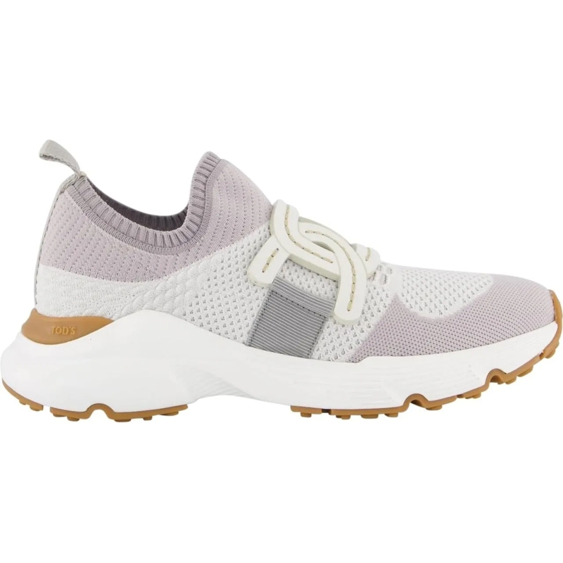 Tod's Low-Top-Sneaker Dames Kate Sneaker Grijs/Wit weiß