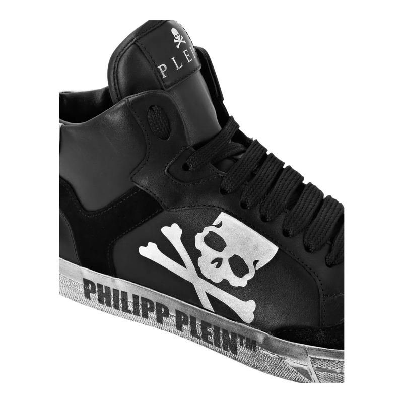Philipp Plein Low-Top-Sneaker High-Top Turnschuhe Retrokickz schwarz(Image 3)