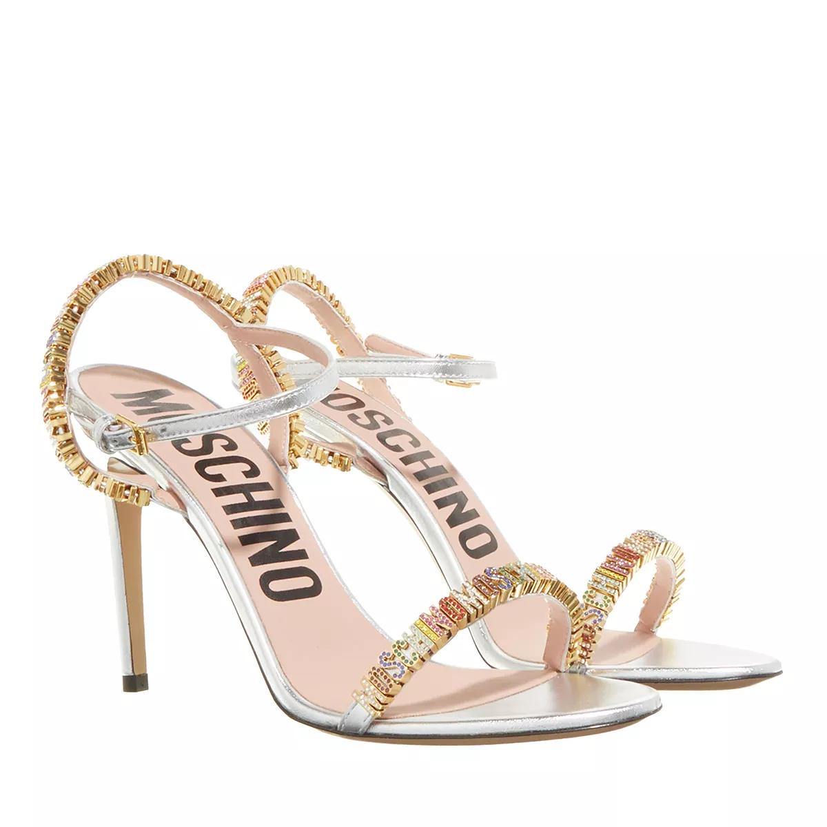 Moschino Sandalen & Sandaletten - Jewels Mini Lettering Sandals - für Damen