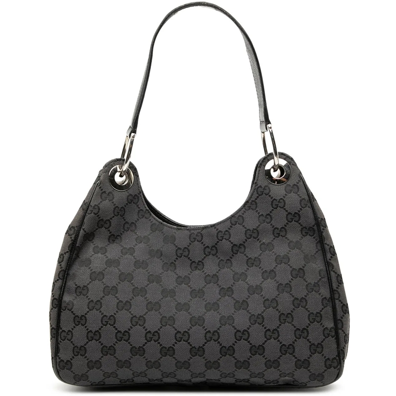 Gucci Schultertasche GG Canvas Shoulder Bag grau