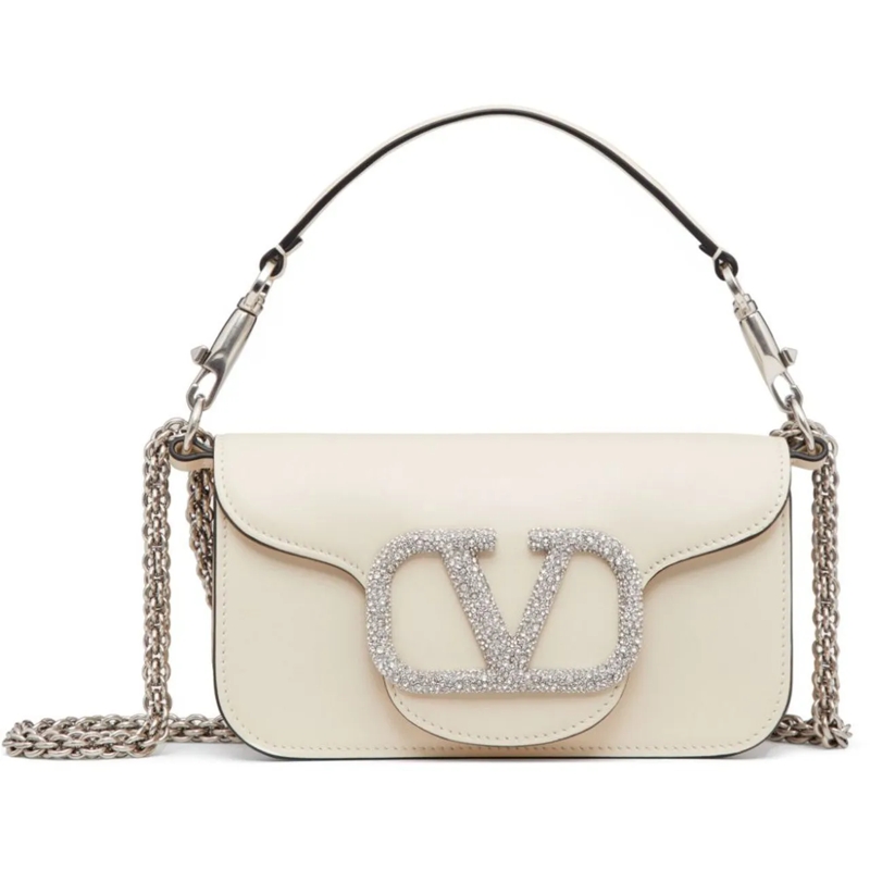 Valentino Garavani Schultertasche Bags Ivory weiß