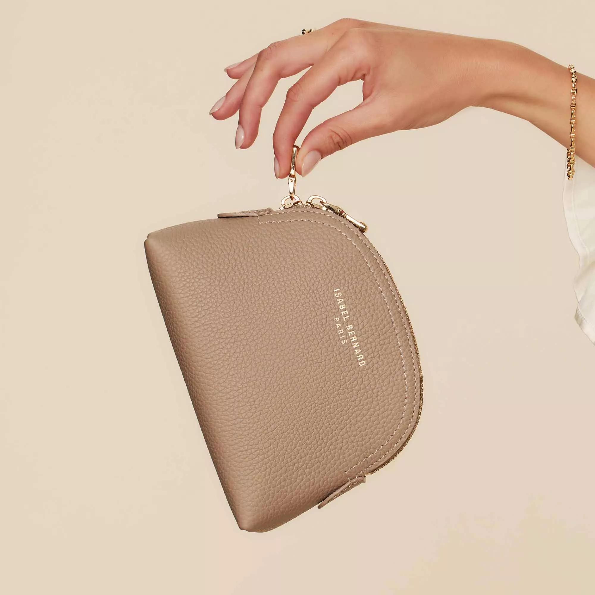 Isabel Bernard Crossbody bags Honoré damen Kulturbeutel Taupe IB6 in taupe