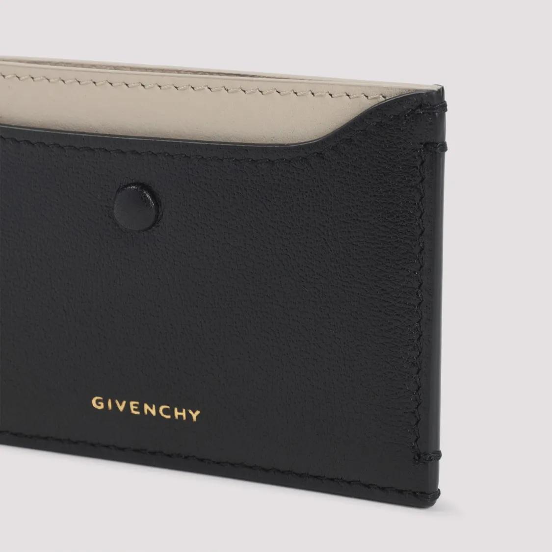 Thumbnail - Givenchy Portemonnaie - Black Calf Leather Credit Card Case - Gr. unisize - in Schwarz - für Damen
