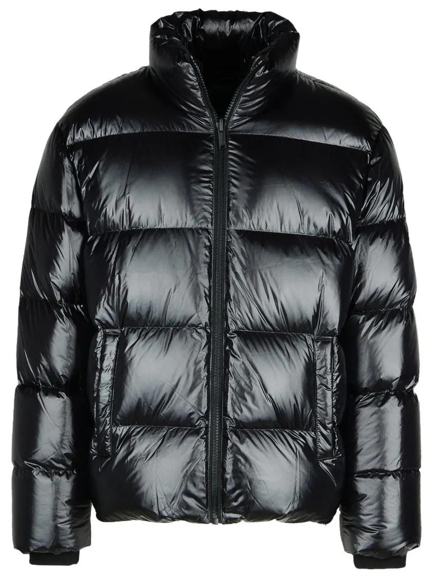 Moose Knuckles - Kings%27 Black Nylon Down Jacket - Größe M - schwarz