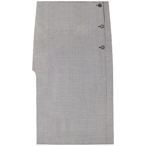 Courrèges Midi-Röcke Oblique Midi Skirt Grey