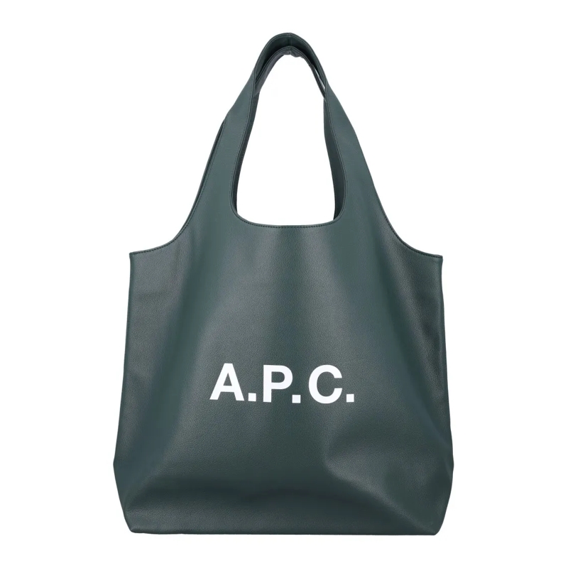 A.P.C. Fourre-tout Ninon Tote Bag Green