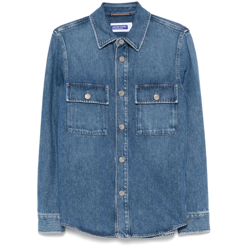 Jacob Cohen Veste en jean Denim Shirt Jacket Blue