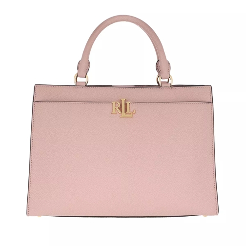 Lauren Ralph Lauren Laine Satchel Bag Medium Mellow Pink Rymlig shoppingväska