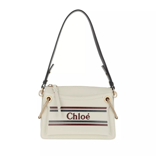 Chloé Roy Small Bag Leather Natural White Crossbody Bag