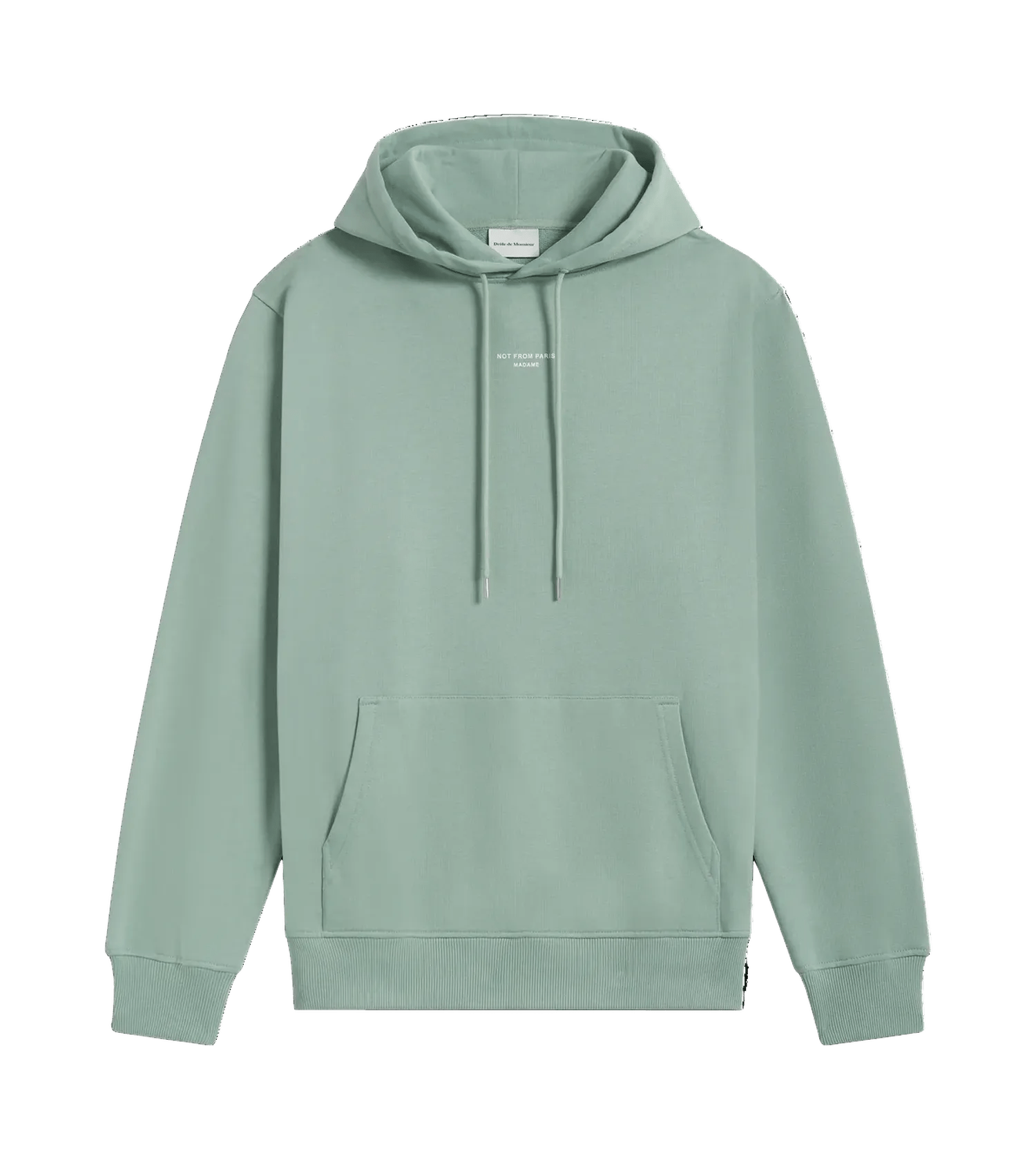 Drôle De Monsieur - Hoodie mit Slogan-Print - Größe M - grün