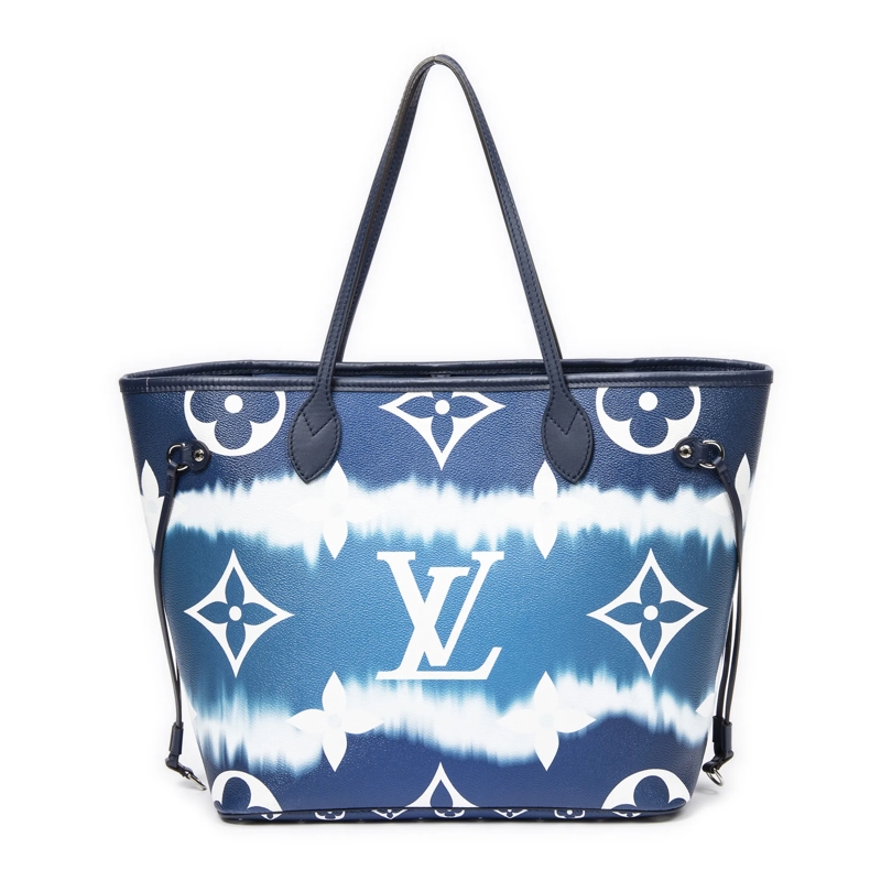 Louis Vuitton Crossbody Bag Ltd. Ed. Escale Neverfull MM blau