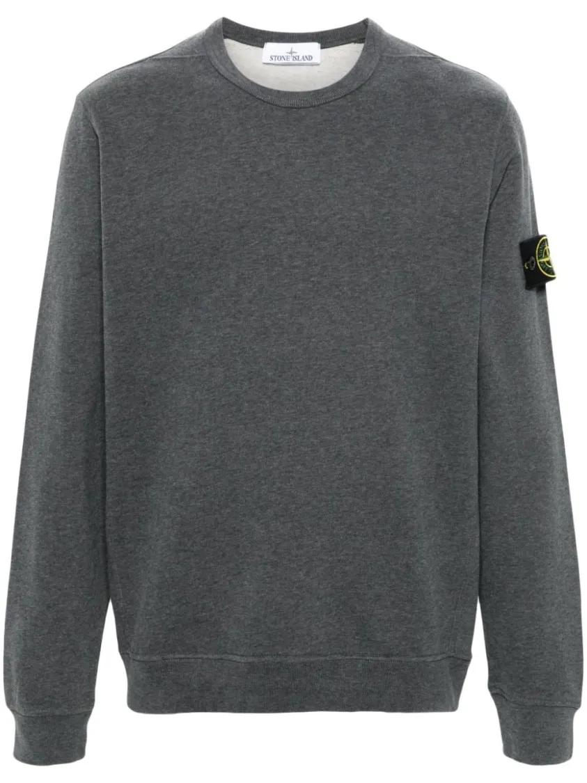 Stone Island - Compass-Badge Sweatshirt - Größe XL - grau