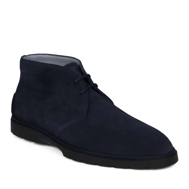 Tod's Bottes Desert Boots In Suede Black