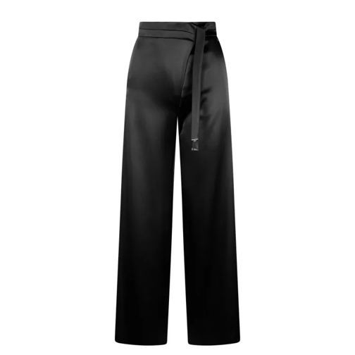 Herno Satin Fluid Trousers Black 