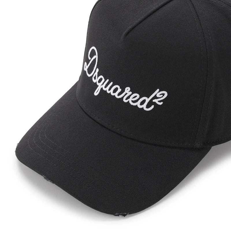 Dsquared2 Chapeau Cap mit Schriftzug schwarz(Image 5)