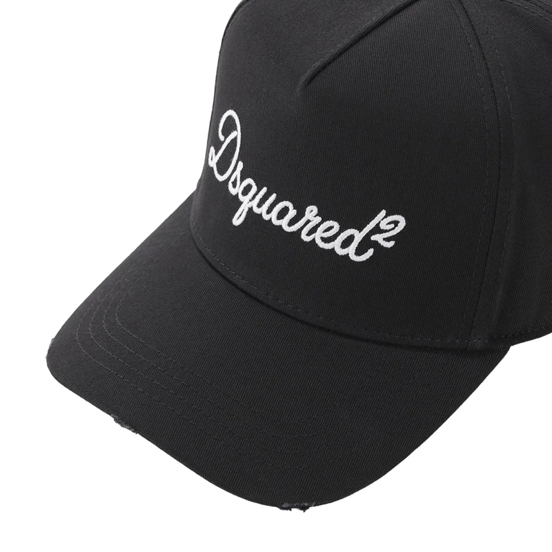 Dsquared2 Casquette de baseball Cap mit Schriftzug schwarz(Image 3)