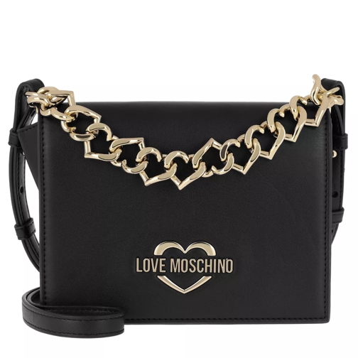 Love Moschino Borsa Crossbody Bag Chain Nero Sac à bandoulière