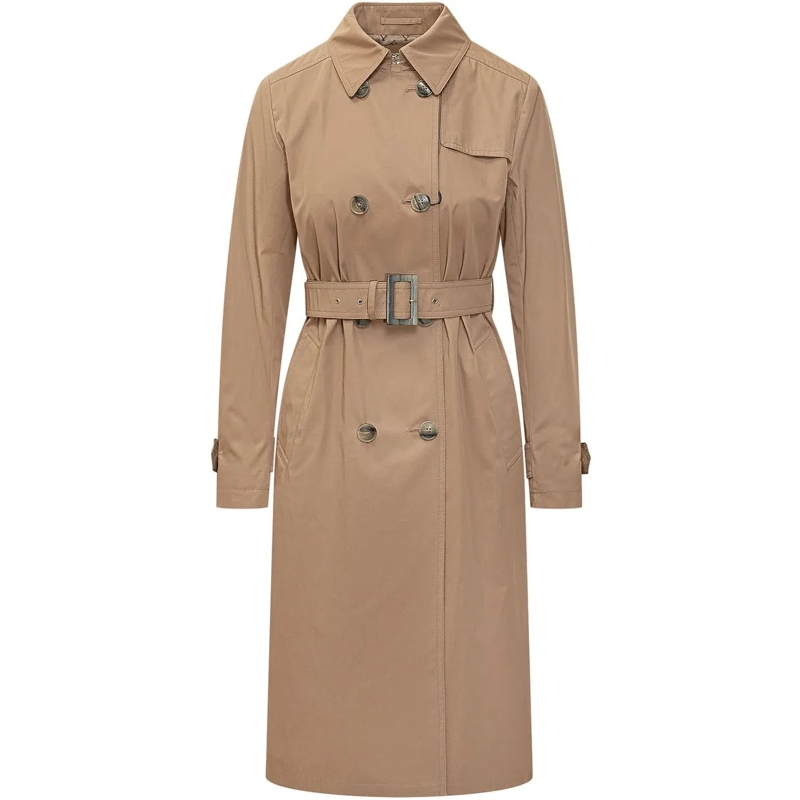Herno Trenchcoat Trench Impermeabile con Cintura beige