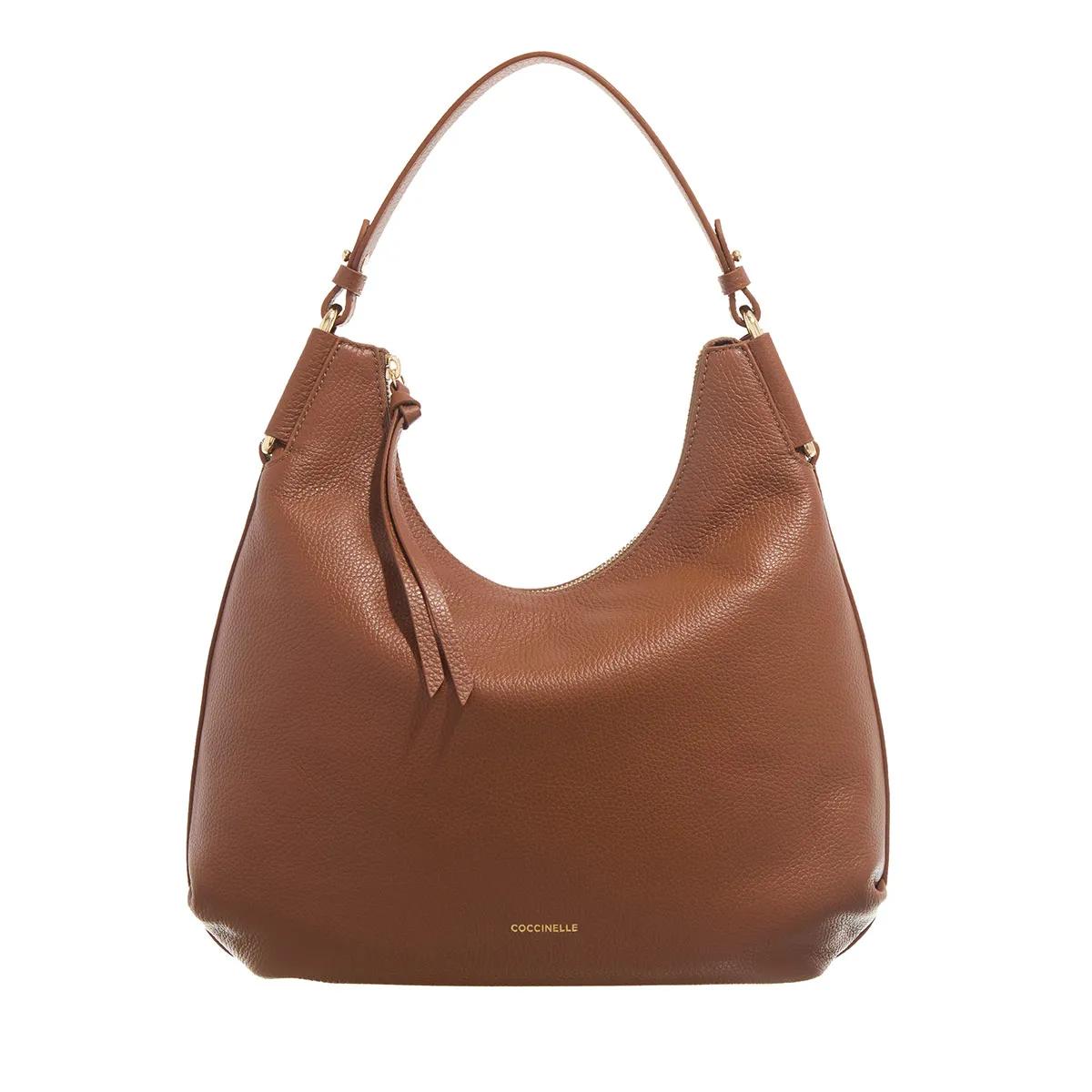 Coccinelle Women's Cognac Hobo Bags - Coccinellerebekka - Hobo Bags For Unisize