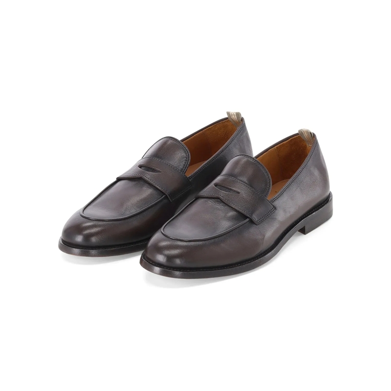 Officine Creative Schnürschuhe Loafer Opera aus Leder braun(Image 3)