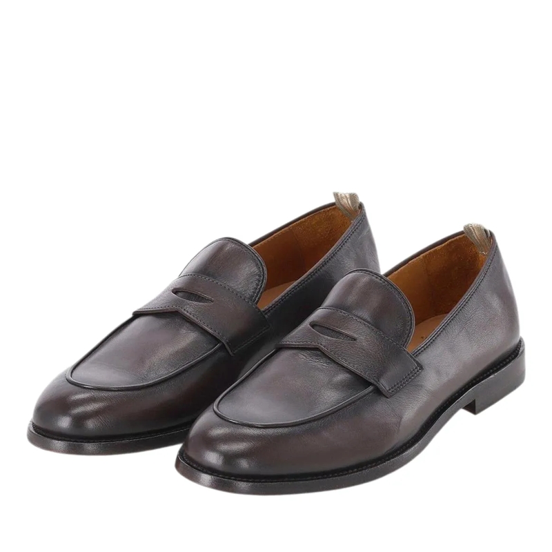 Officine Creative Schnürschuhe Loafer Opera aus Leder braun
