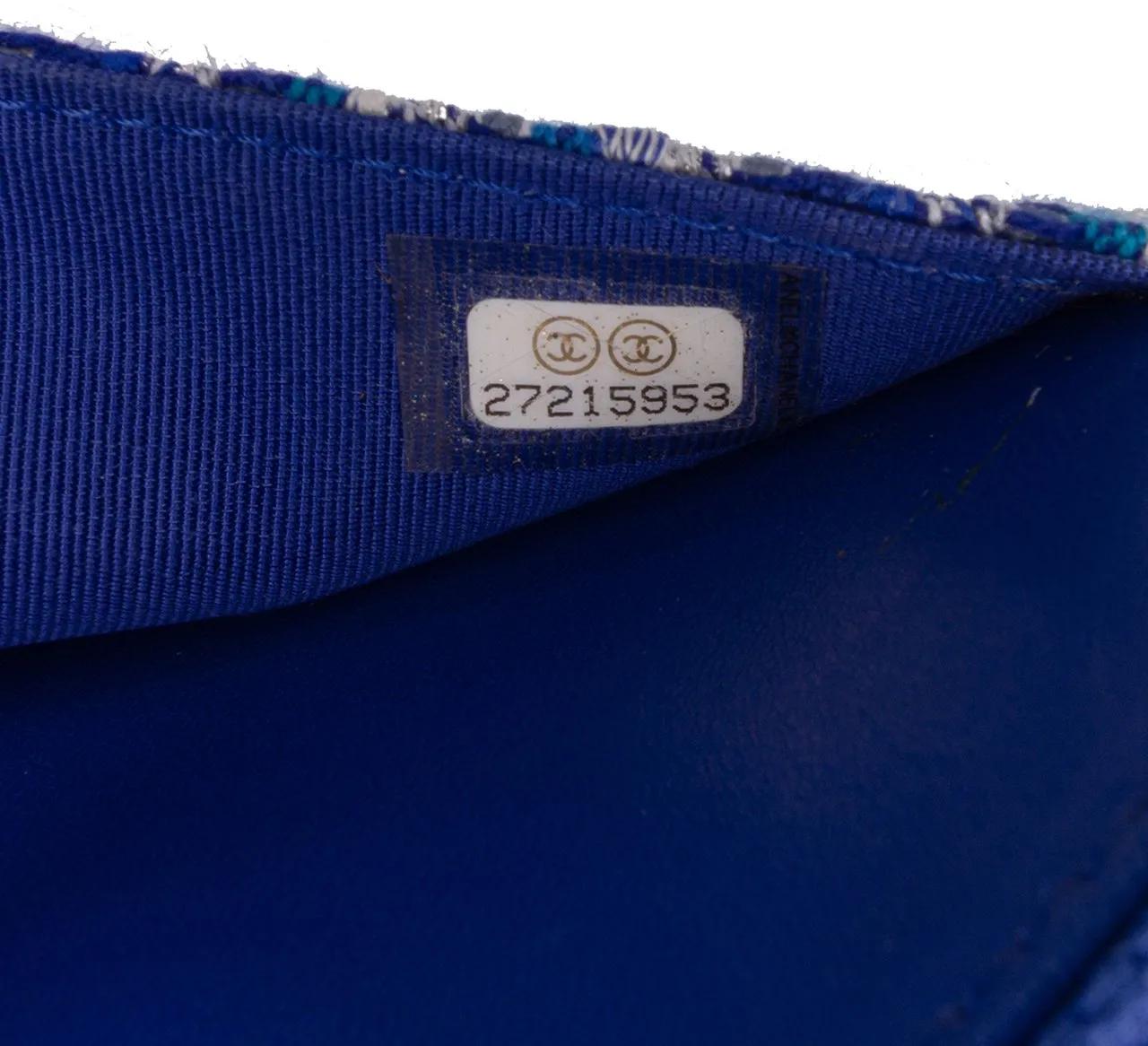 Thumbnail - Chanel Hobo Bags - CC Quilted Boucle Tweed Charm Wallet On Chain - Gr. unisize - in Blau - für Damen