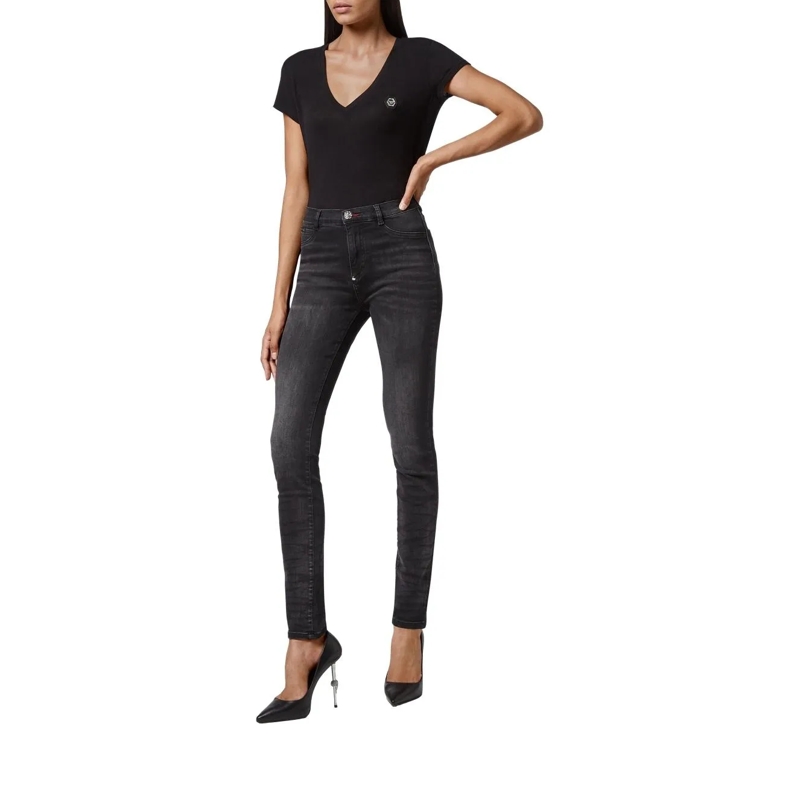 Philipp Plein Skinny-Leg-Jeans Jeggings grau(Image 3)