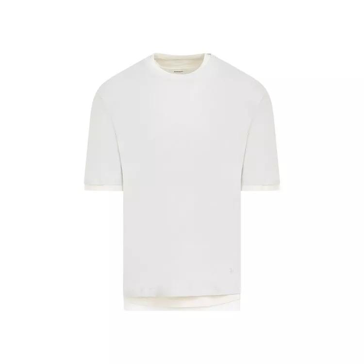 Jil Sander - Polar Beige Cotton Kit T-Shirt - Größe M - white